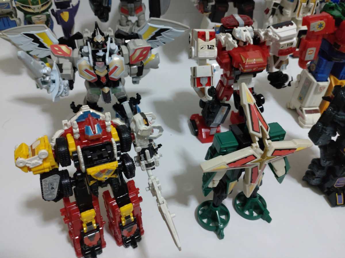 ジャンク大量】戦隊 ミニプラ他 放映当時品 ガオレンジャー