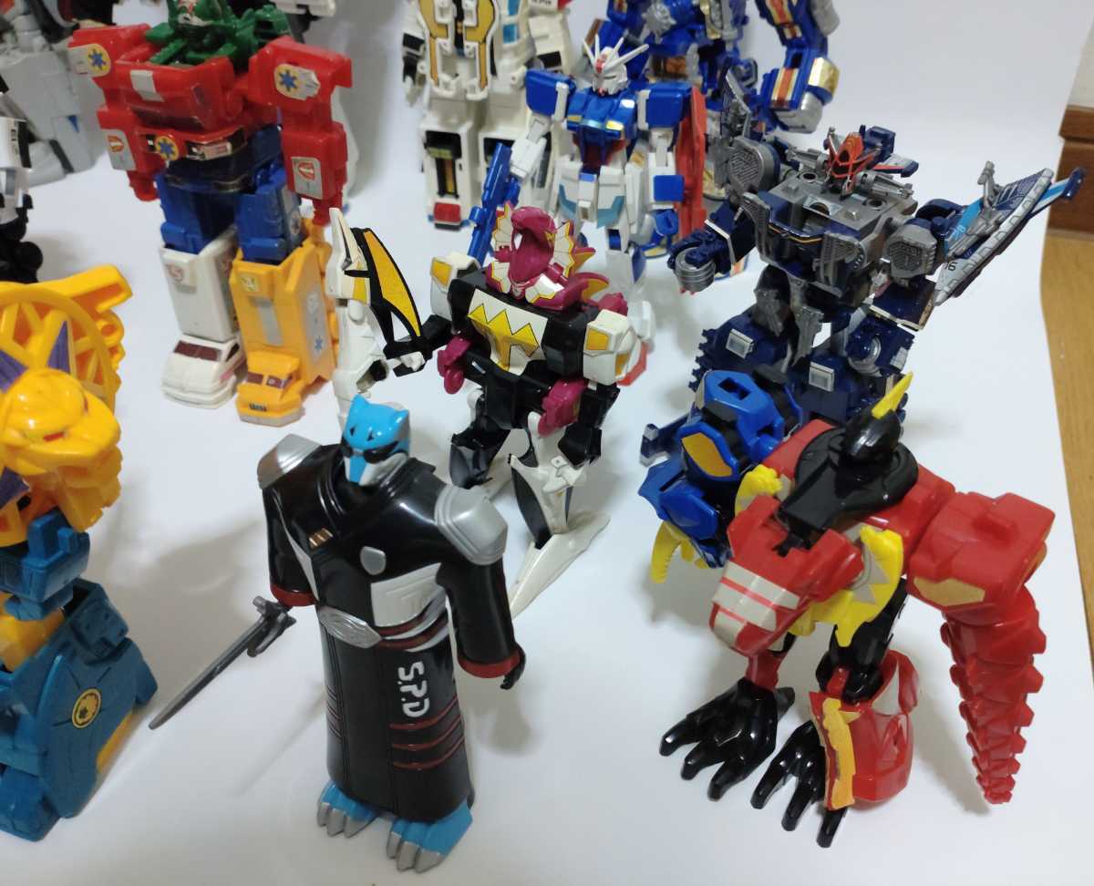 ジャンク大量】戦隊 ミニプラ他 放映当時品 ガオレンジャー