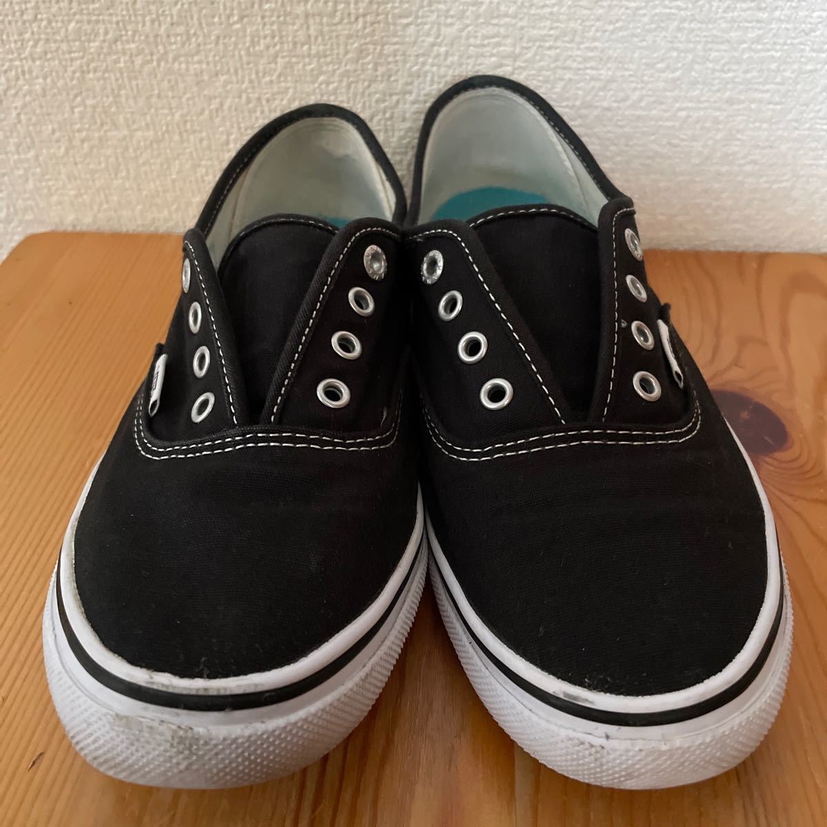 VANS バンズ スリッポン ブラック 25cm 希少品 生産終了 入手困難