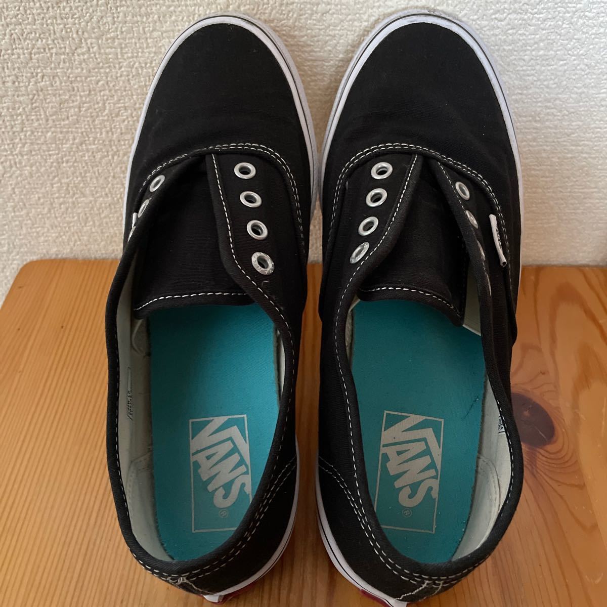 VANS バンズ スリッポン ブラック 25cm 希少品 生産終了 入手困難