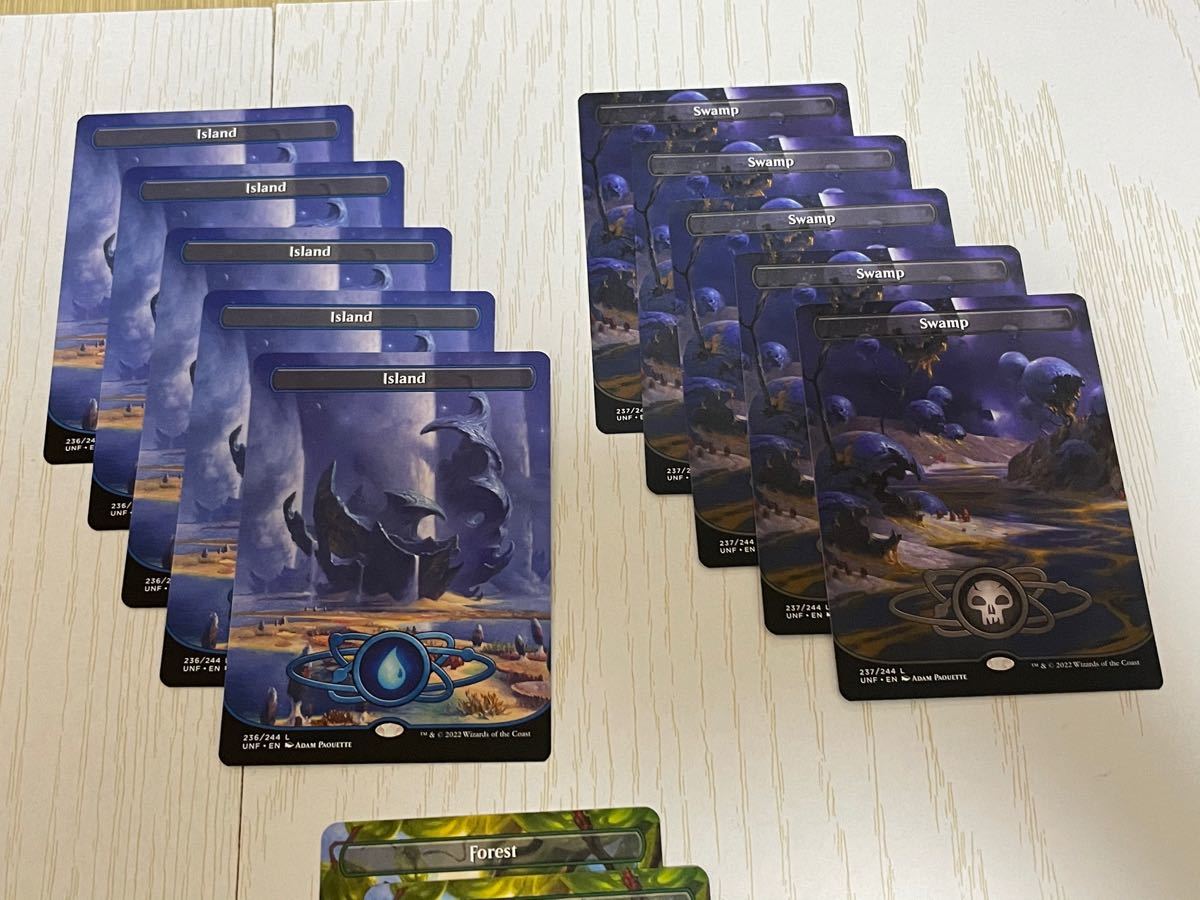 惑星宇宙土地】MTG Unfinity アンフィニティ 基本土地 25枚 惑星宇宙土地】MTG Unfinity アンフィニティ 基本土地 25枚