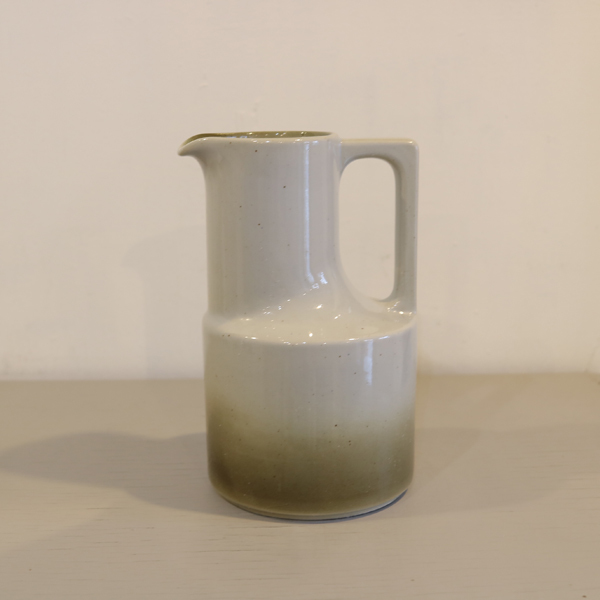 フランス アンティーク 灰色 陶器 花瓶 ピッチャー 花器 ビンテージ
