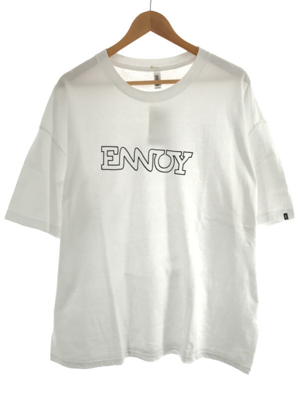 ENNOY エンノイ ロゴプリントTシャツ ホワイト サイズ:XXL メンズ_画像1