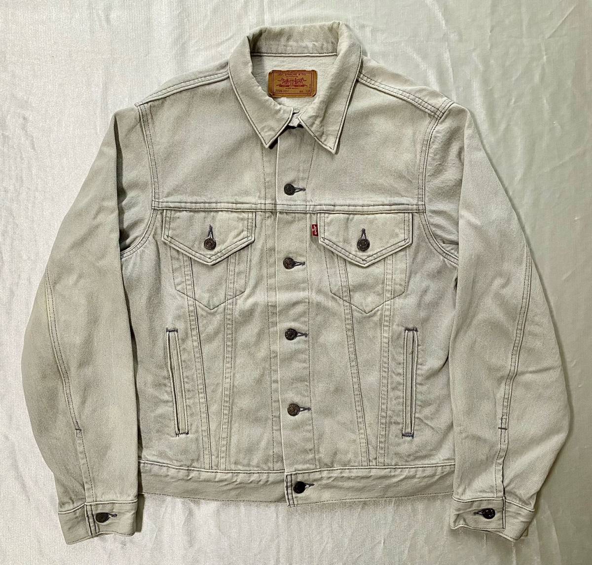 日本に グレー デニムジャケット size -0257 70506 リーバイス Levi's