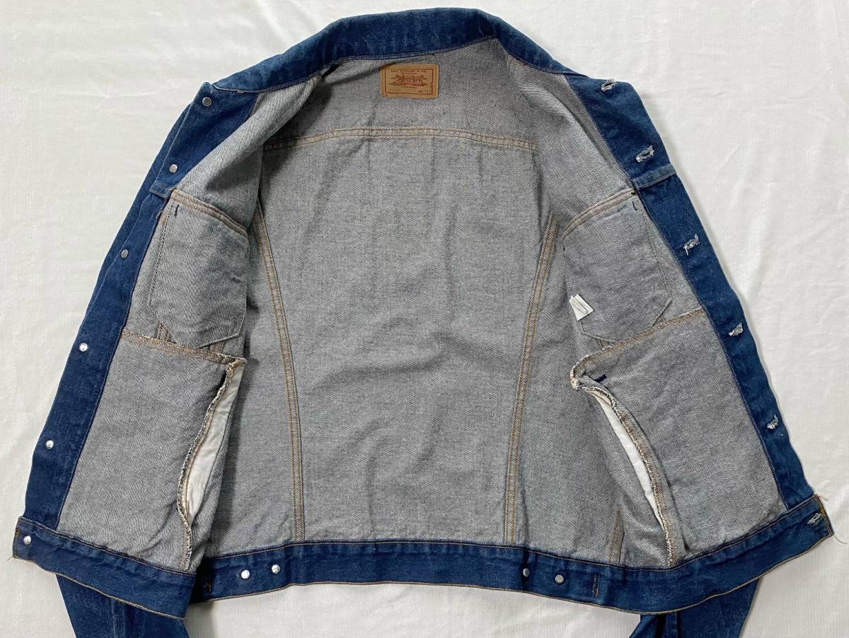  80s ～ Levi's リーバイス 71506 -0216　size 46L　デニム ジャケット　MADE IN USA アメリカ製　70506 ロング丈_画像3