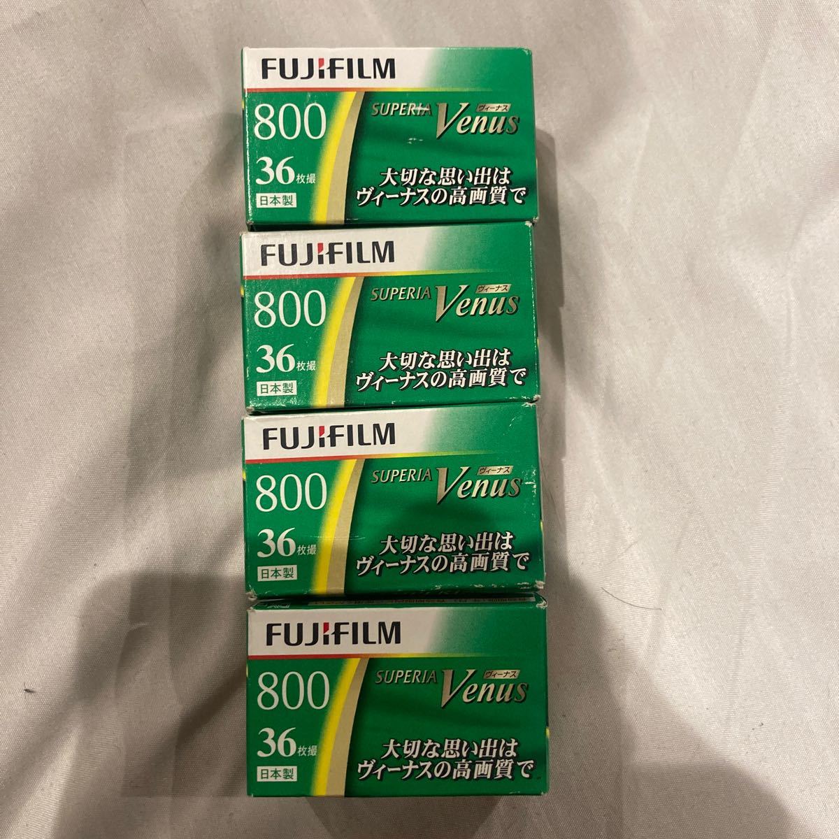 FUJIFILM SUPERIA VENUS 800 36枚撮 4本 富士フィルム