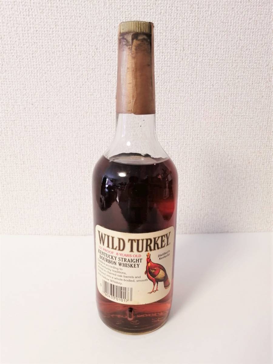 WILD TURKEY ワイルドターキー8年 旧ボトル 750ml 101 PROOF 未開封品