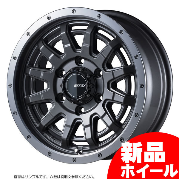 当季大流行 CRS エセックス EX-16 16インチ 6.5J 6H-139.7 セミグロス
