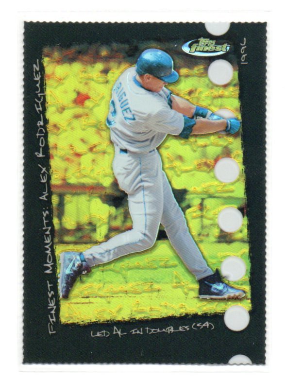 2005 Topps FINEST [ALEX RODRIGUEZ] FINEST MOMENTS Gold Refractor Card 102/190 FAM17_画像1