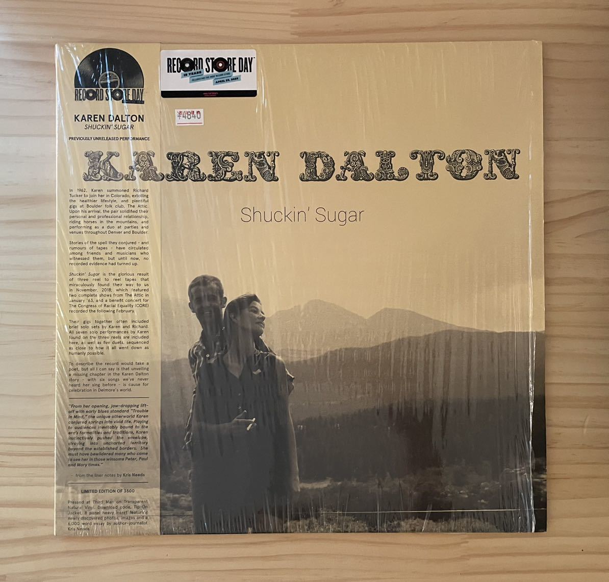 KAREN DALTON『SHUCKIN' SUGAR 』LP Bob Dylan Fred Neil BLUES blind lemon ACID FOLK Tim Buckley Elvis Presley leadbelly Pete Seeger_画像1