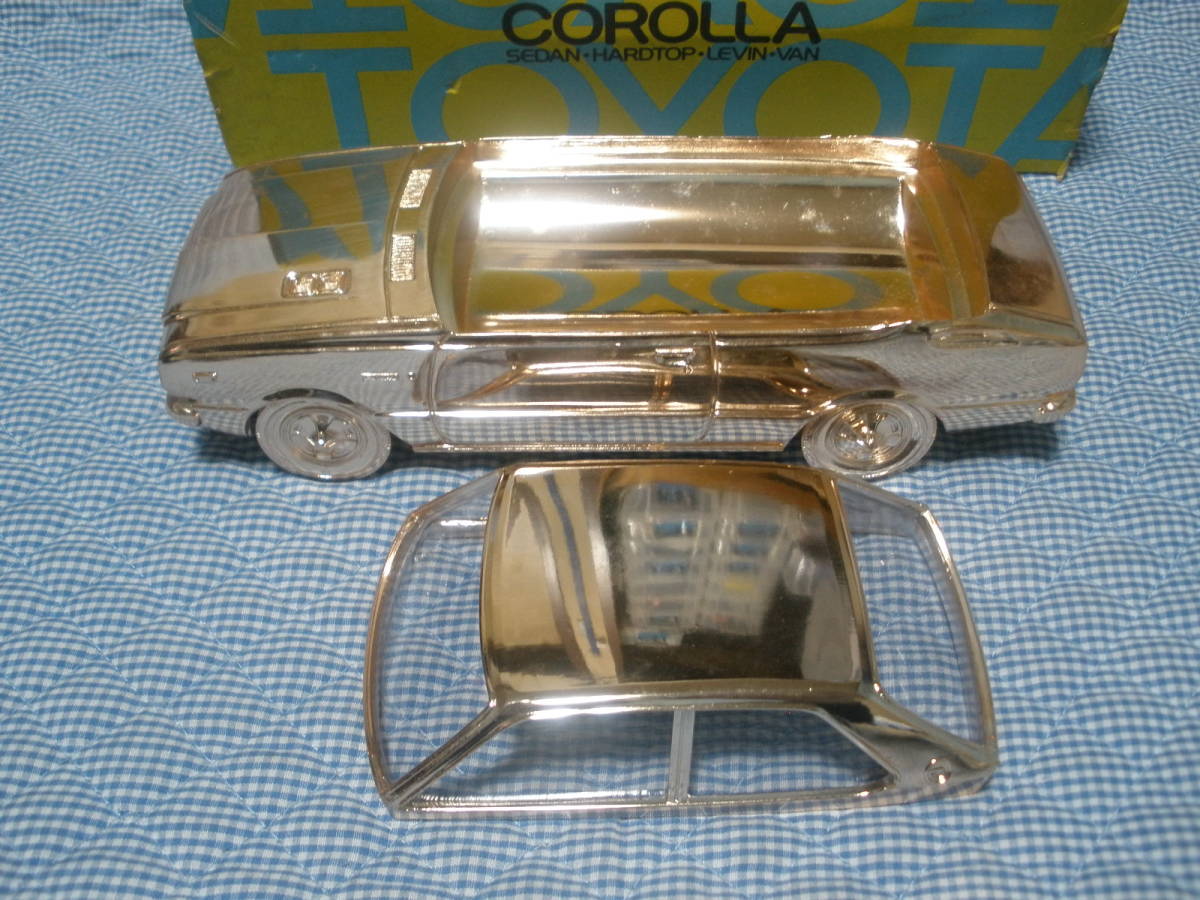 37 トヨタ カローラ 30 シガレットケース 1974 たばこ 灰皿 当時物 非売品 昭和レトロ 箱付き TOYOTA COROLLA_画像4