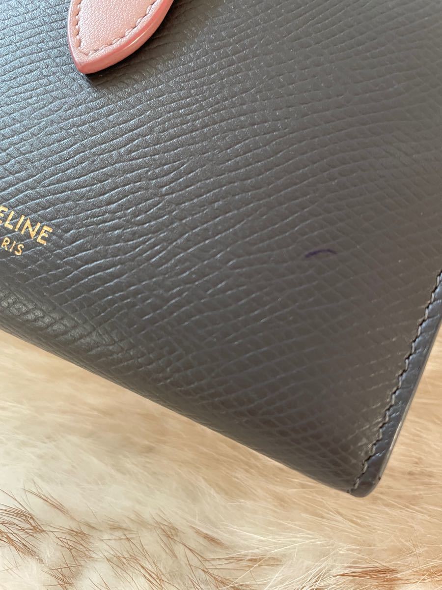 セリーヌ ミニ財布 折りたたみ財布 ミディアムストラップ ミニ セリーヌ ミニ財布 折りたたみ財布 ミディアムストラップ ミニ