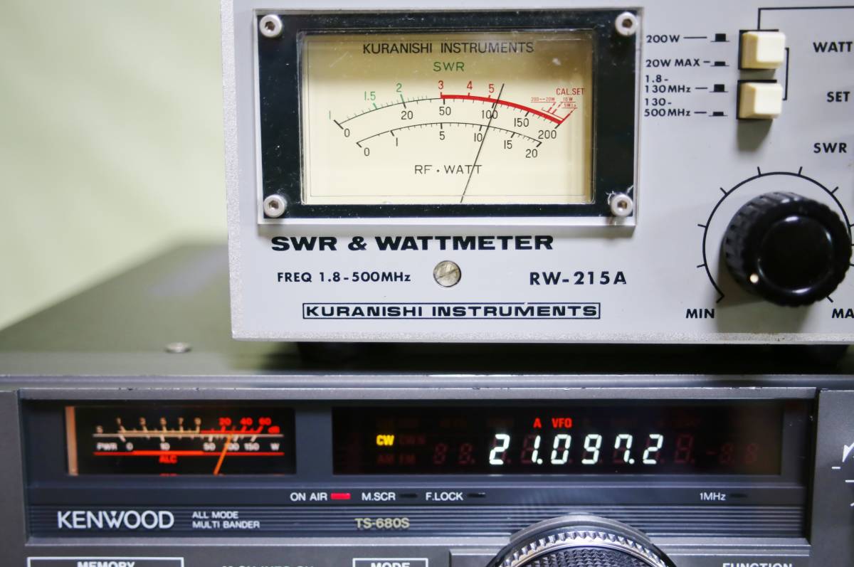 ケンウッド TS-680S HF/50MHz オールモード 100W ゼネカバ送信 ケンウッド TS-680S HF/50MHz オールモード 100W ゼネカバ送信