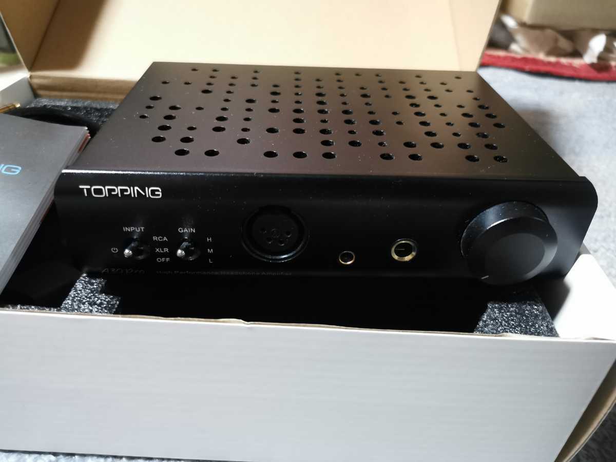 極美品 Topping A30 Pro ブラック ヘッドフォンアンプ | www.agan.com.br