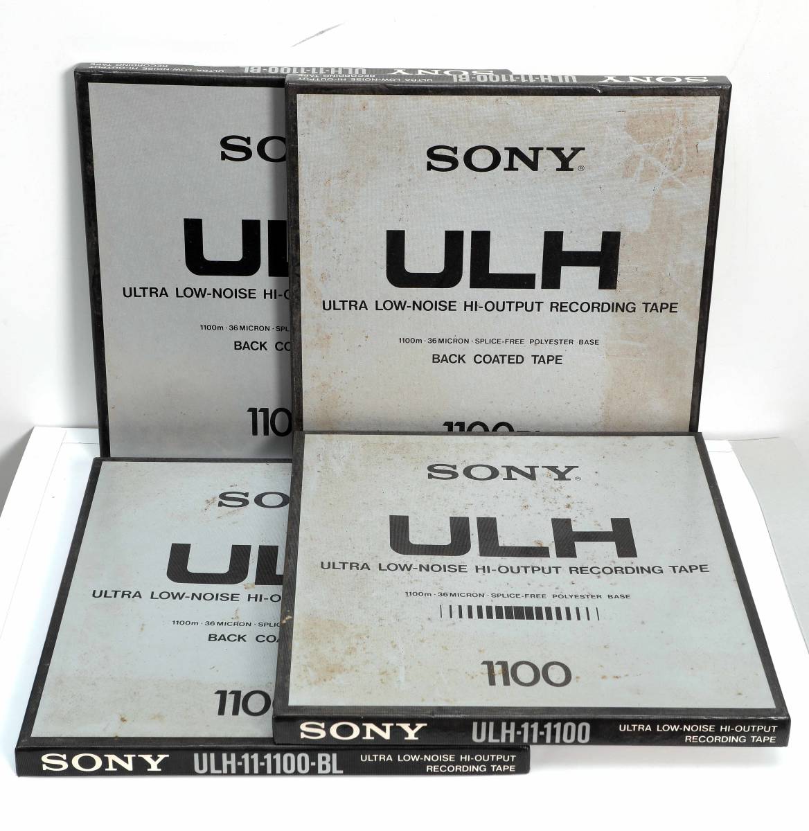 SONY ULH 1100 BL オープンリール テープ 4点 まとめて SONY ULH 1100 BL オープンリール テープ 4点 まとめて