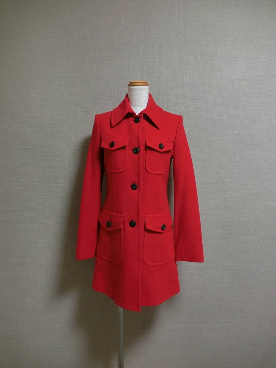 TOMORROWLAND COLLECTION Tomorrowland collection cashmere . turn-down collar coat red 38