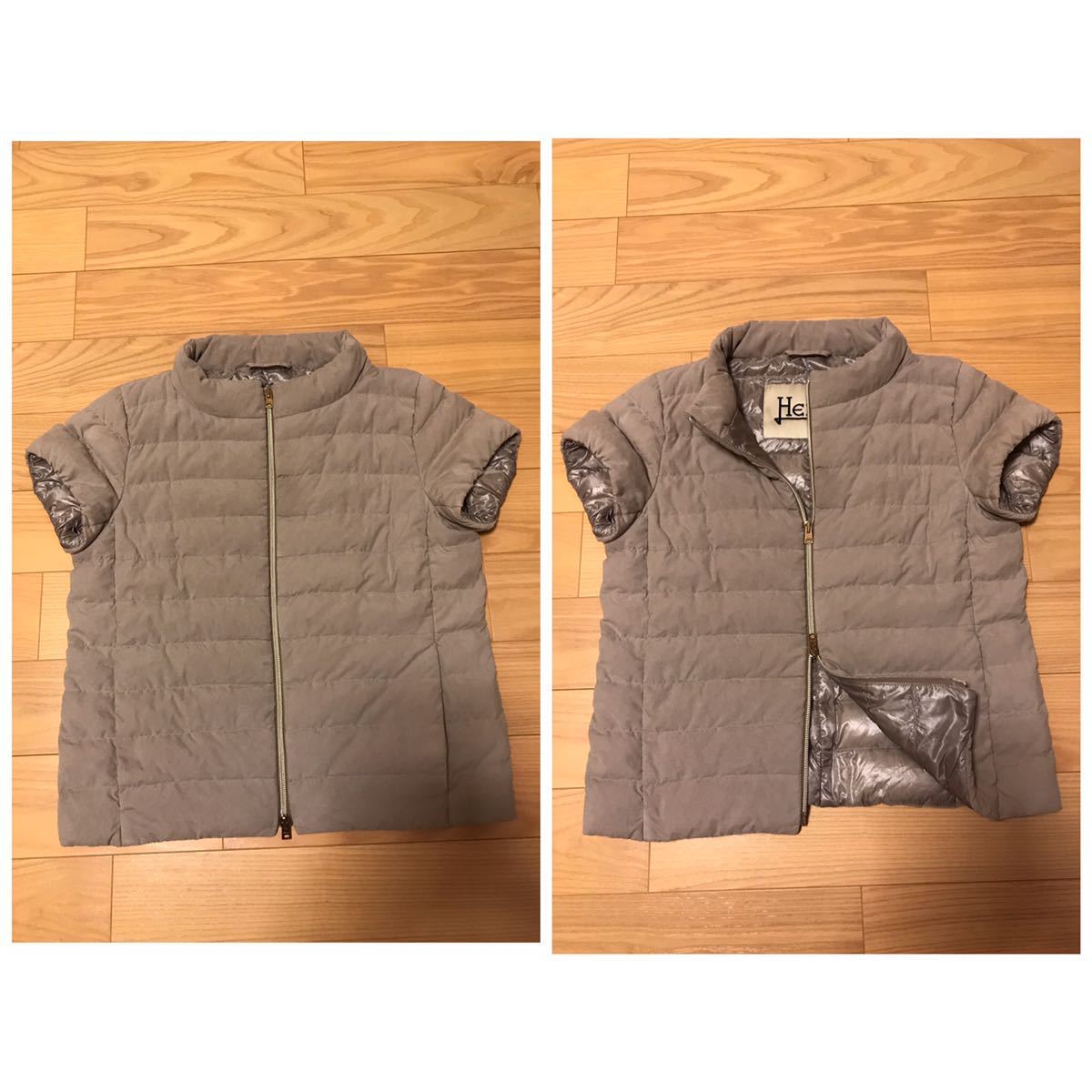 美品☆HERNO/ヘルノ レディースサイズ42 超軽量&高密度ライトグース