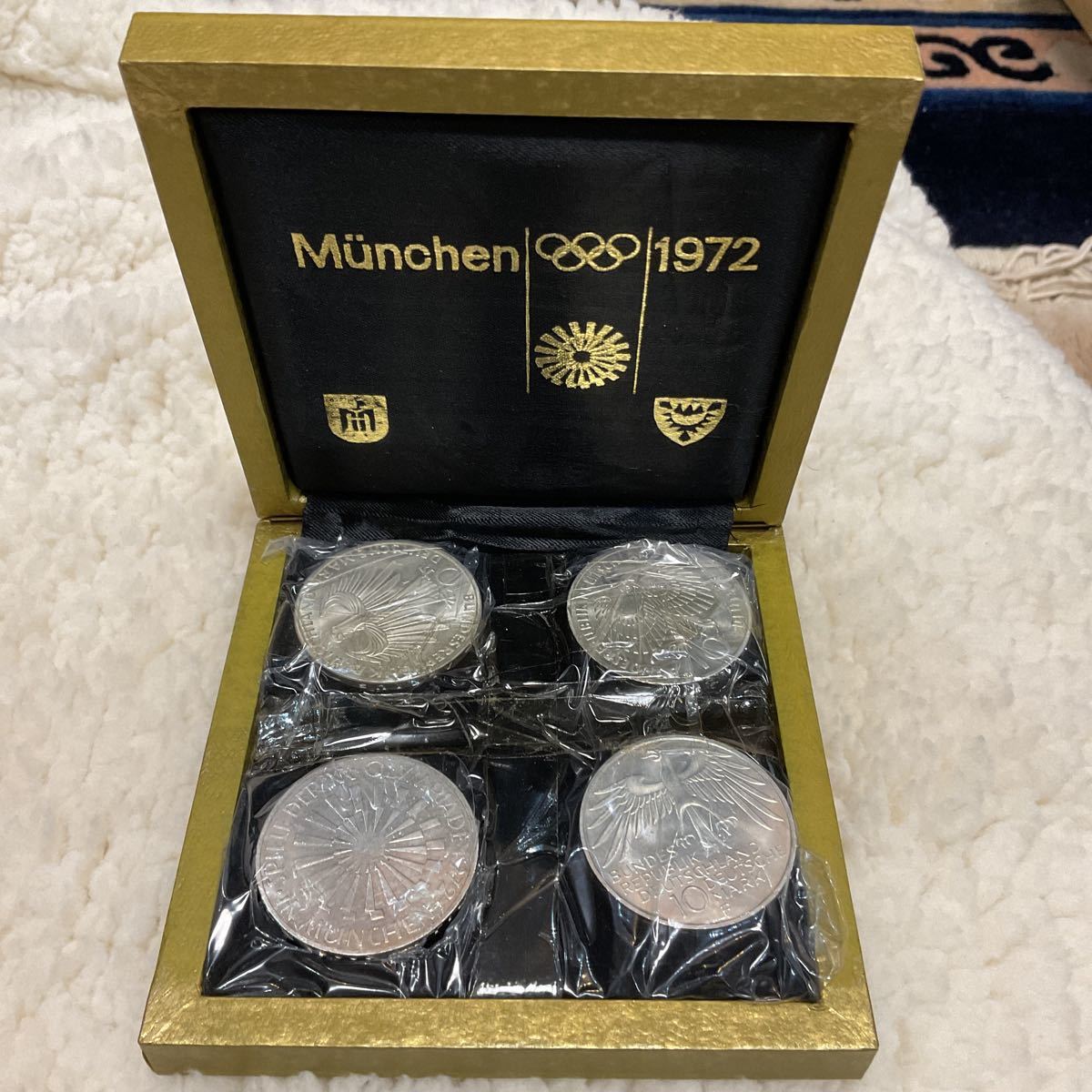 ドイツ ミュンヘン オリンピック 10マルク銀貨 1972年 4種類 記念硬貨 