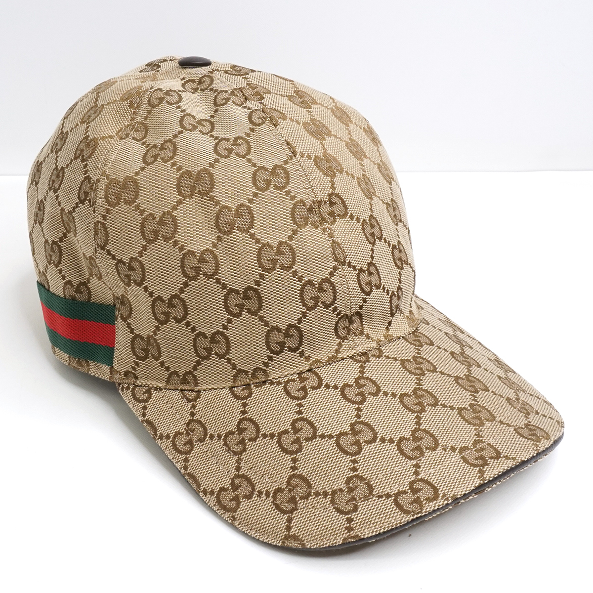 GUCCI Gucci оригинал GG парусина Baseball колпак 200035