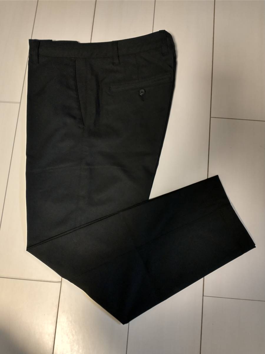 ヒューゴボス HUGO BOSS ブラック ストレッチ ポリエステル100% 実寸ウエスト82㎝ 未使用_画像2