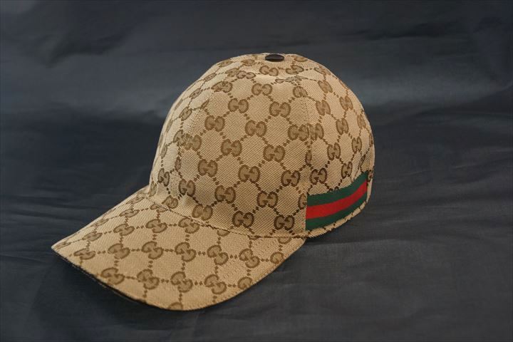 ◇ 極美品 GUCCI / グッチ ベースボールキャップ 帽子 200035 GG