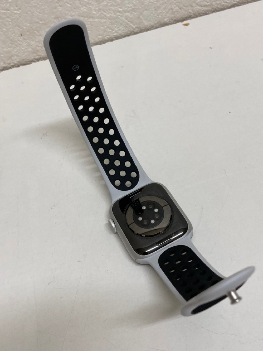 1211 Apple Apple Apple Watch Nike Series 6 GPS model 40mm M00T3J/A pure platinum / black Nike sport band used 