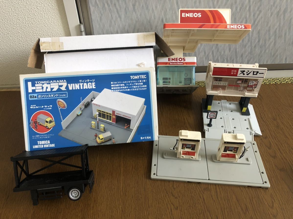 1/64 トミカラマ ヴィンテージ 02a ガソリンスタンドSHELL 1/64 トミカラマ ヴィンテージ 02a ガソリンスタンドSHELL