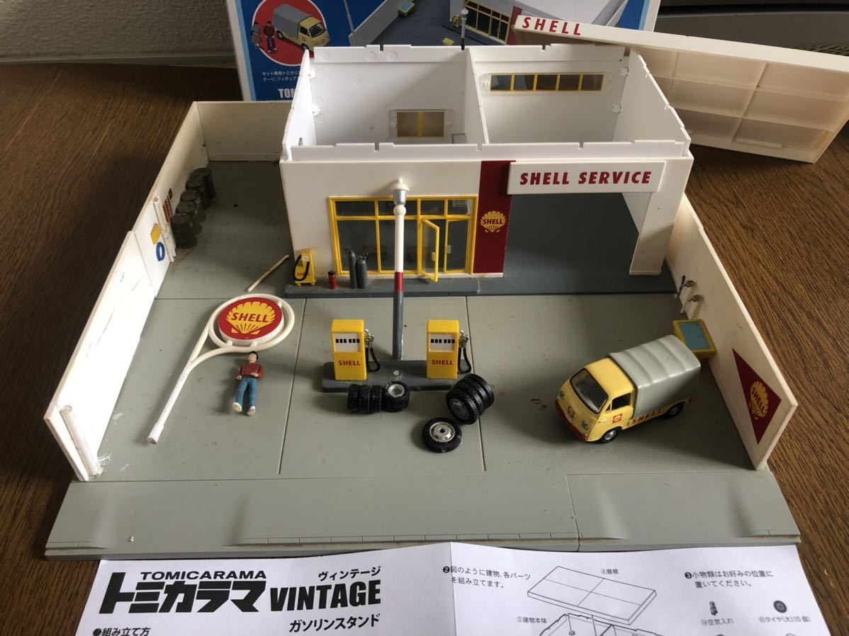 1/64 トミカラマ ヴィンテージ 02a ガソリンスタンドSHELL 1/64 トミカラマ ヴィンテージ 02a ガソリンスタンドSHELL