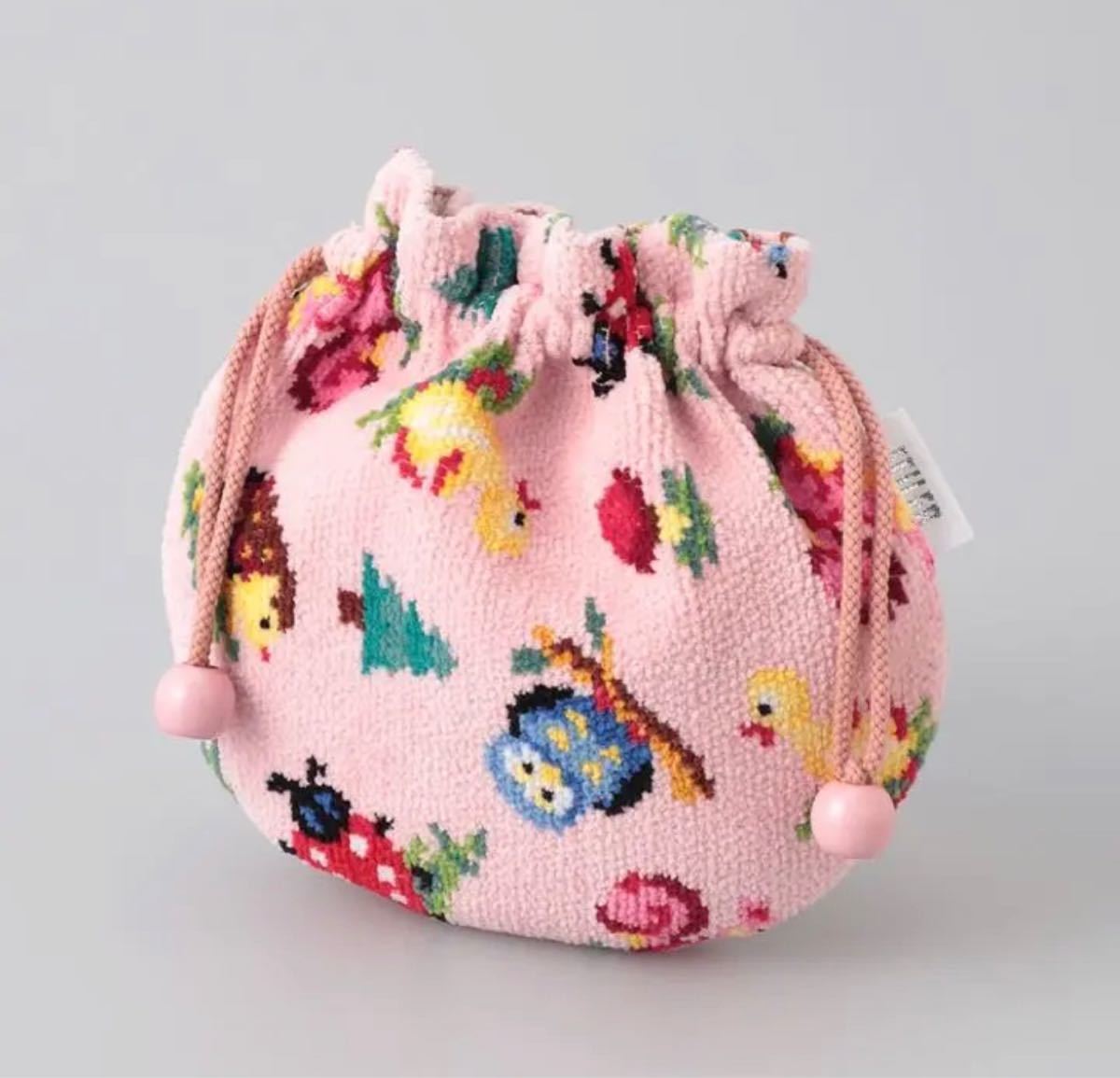 新品 フェイラー ハイジフレンズフォレスト巾着 巾着ポーチ 新品 フェイラー ハイジフレンズフォレスト巾着 巾着ポーチ
