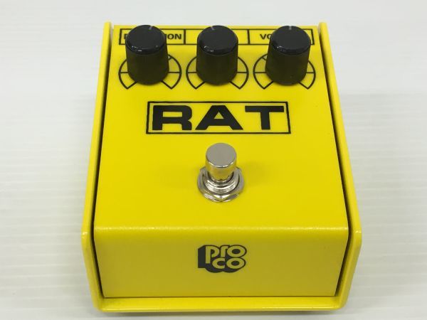K10-960-1007-088【美品】Pro Co エフェクター RAT 2 YELLOW IKEBE