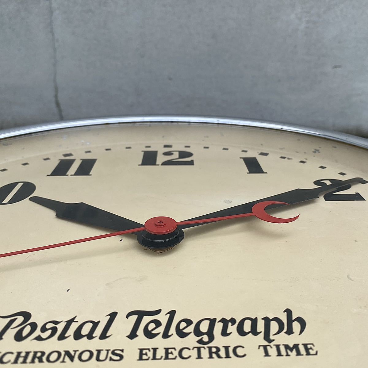ヴィンテージ アンティーク POSTAL TELEGRAH ハモンドクロック 壁掛け