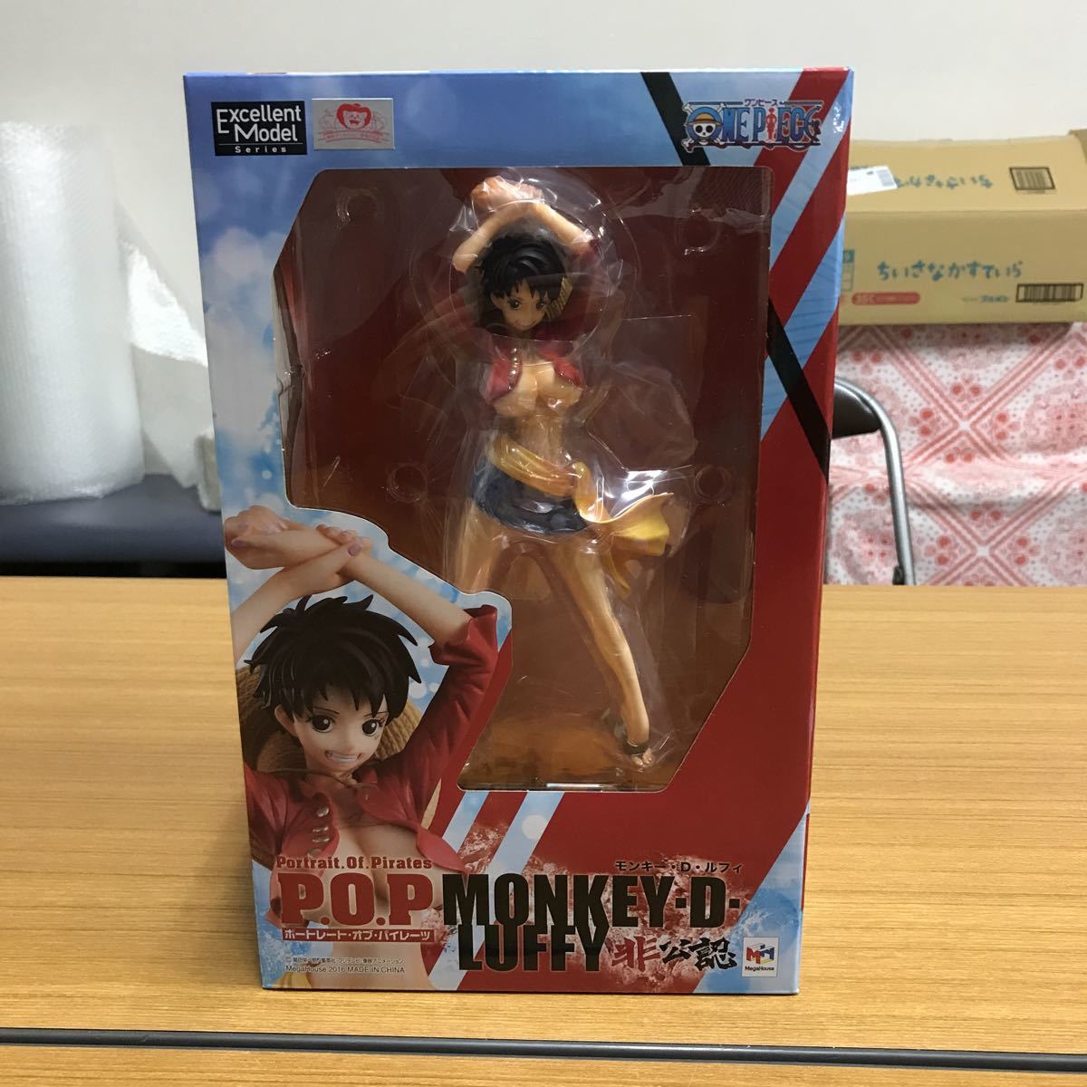 52 ONEPIECE ワンピース P.O.P. モンキーDルフィ 非公認 女体化 Mega