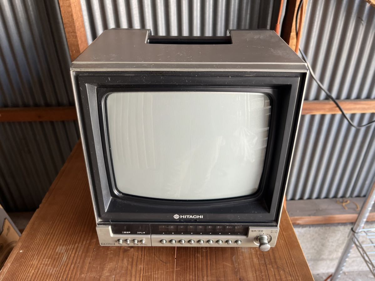 Yahoo!オークション - HITACHI 日立 昭和58年レトロブラウン管 Yahoo!オークション - HITACHI 日立 昭和58年レトロブラウン管