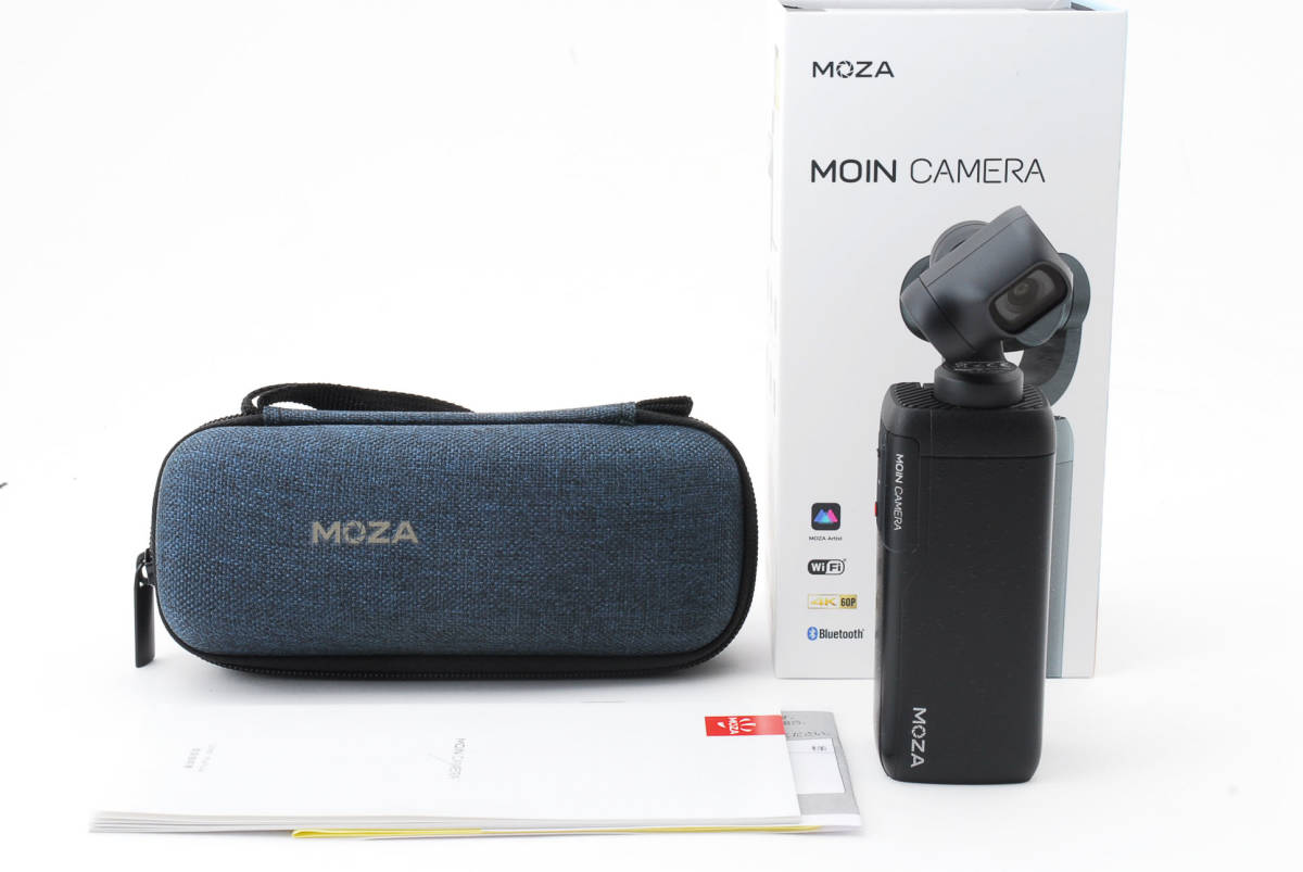 ■ほぼ新品■ モザ MOZA MOIN CAMERA ジンバルカメラ 《3軸手振れ補正、120°超広角レンズ、簡易動作確認済み》 SH-11O22-167