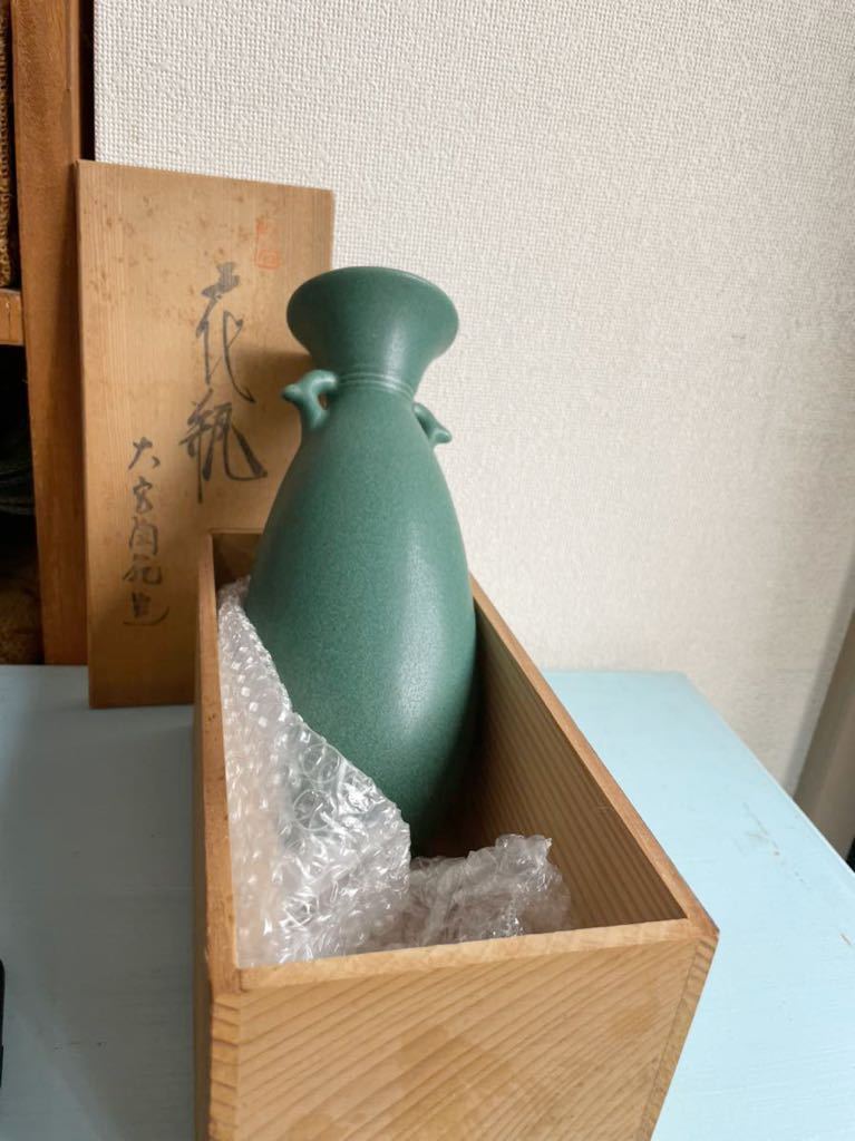  Omiya .. зеленый цвет ваза 