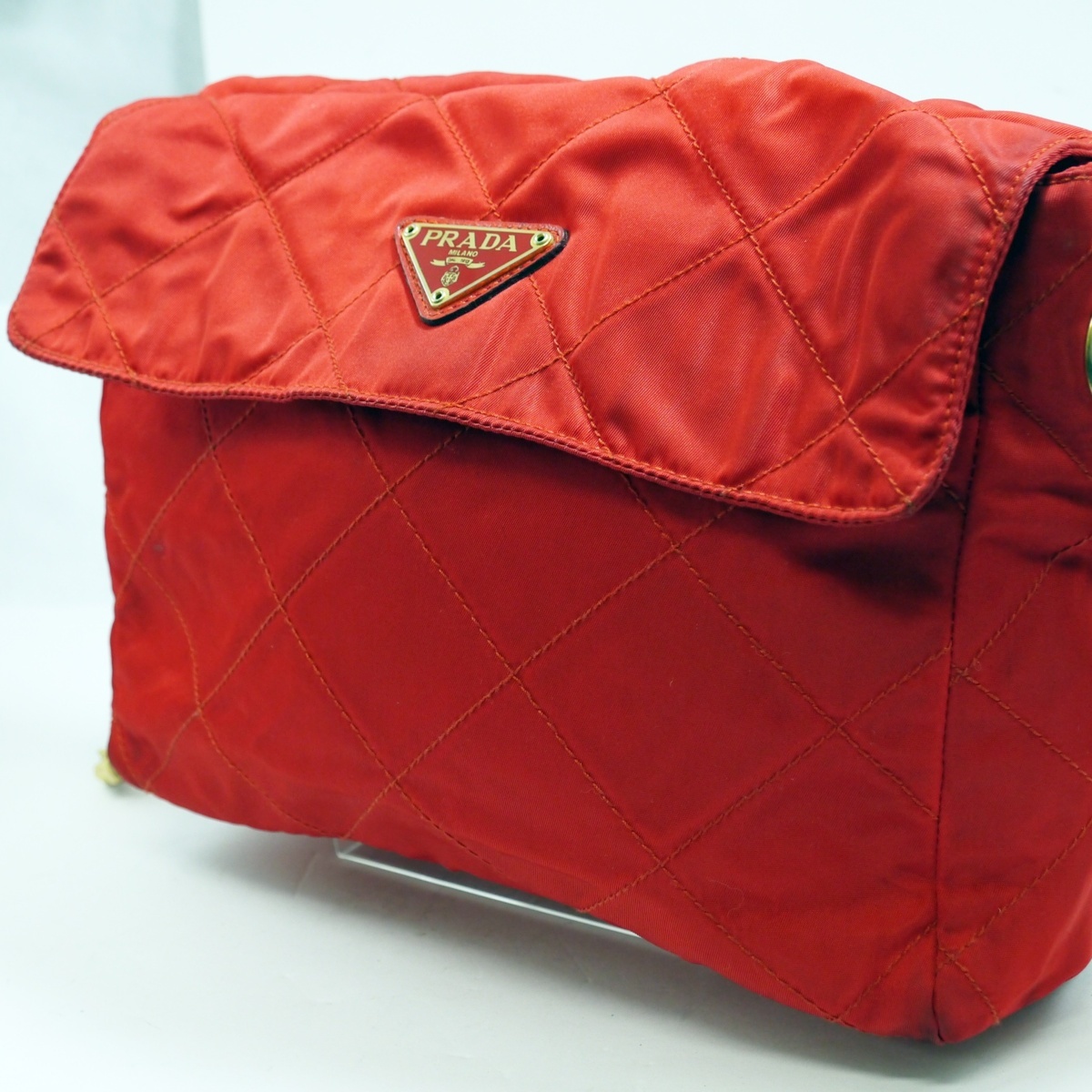 USED品 保管品 PRADA プラダ B2063 チェーン ショルダーバッグ
