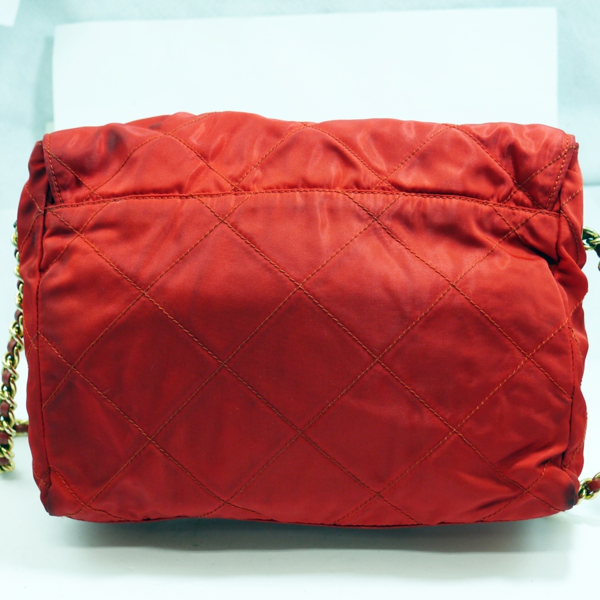 USED品 保管品 PRADA プラダ B2063 チェーン ショルダーバッグ
