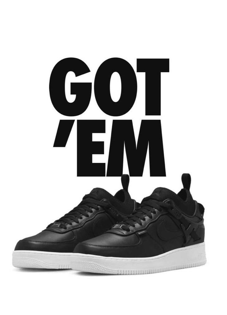 UNDERCOVER × NIKE☆AIR FORCE 1 LOW☆black☆28.5cm☆US10.5☆ナイキ