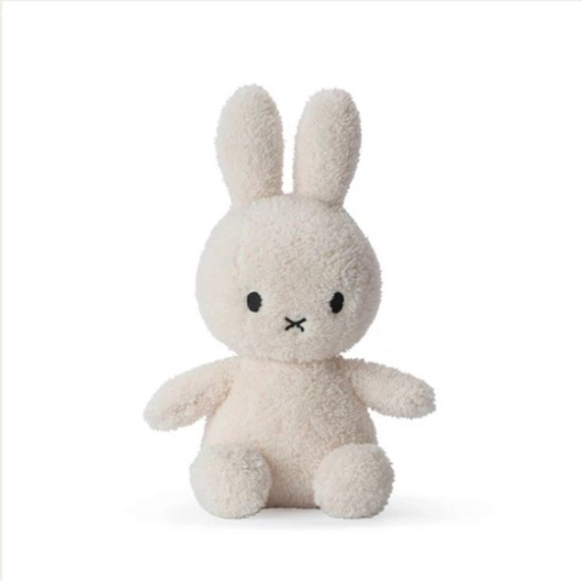 Terry nijntjemiffy タオル地ふわふわミッフィーぬいぐるみ白 Terry nijntjemiffy タオル地ふわふわミッフィーぬいぐるみ白