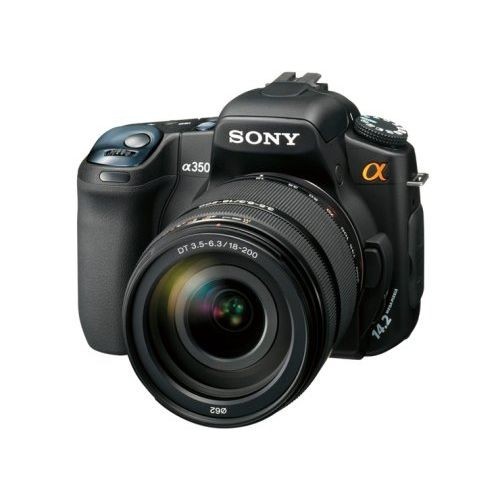 中古 １年保証 美品 SONY α350 高倍率ズームキット 18-200mm DSLR-A350H_画像1