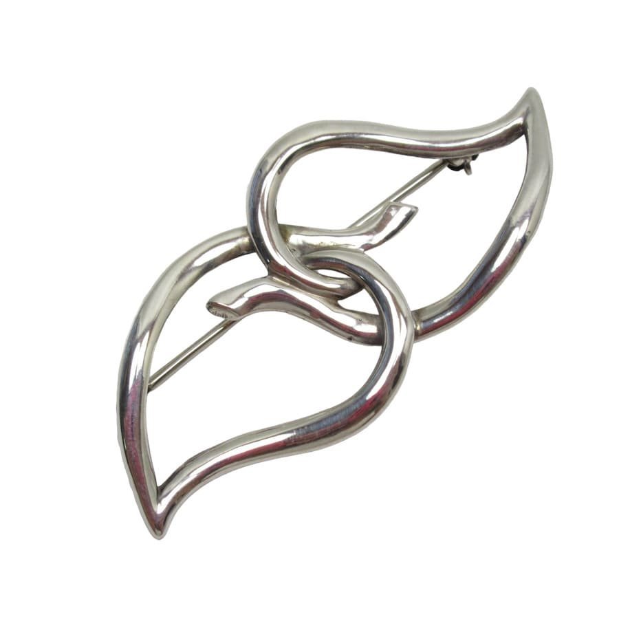 Tiffany&Co. ティファニー ブローチ ダブル リーフ ブローチ Ag925