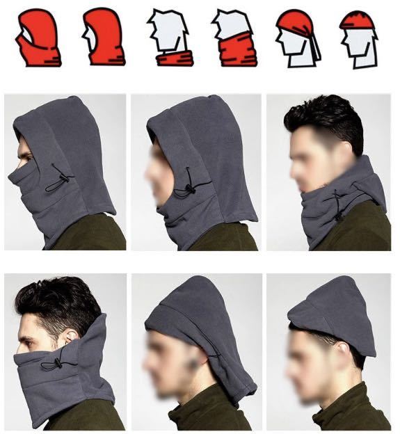 [ новый товар ]( серый ) капот утеплитель маска для лица защищающий от холода для мужчин и женщин сноуборд 
