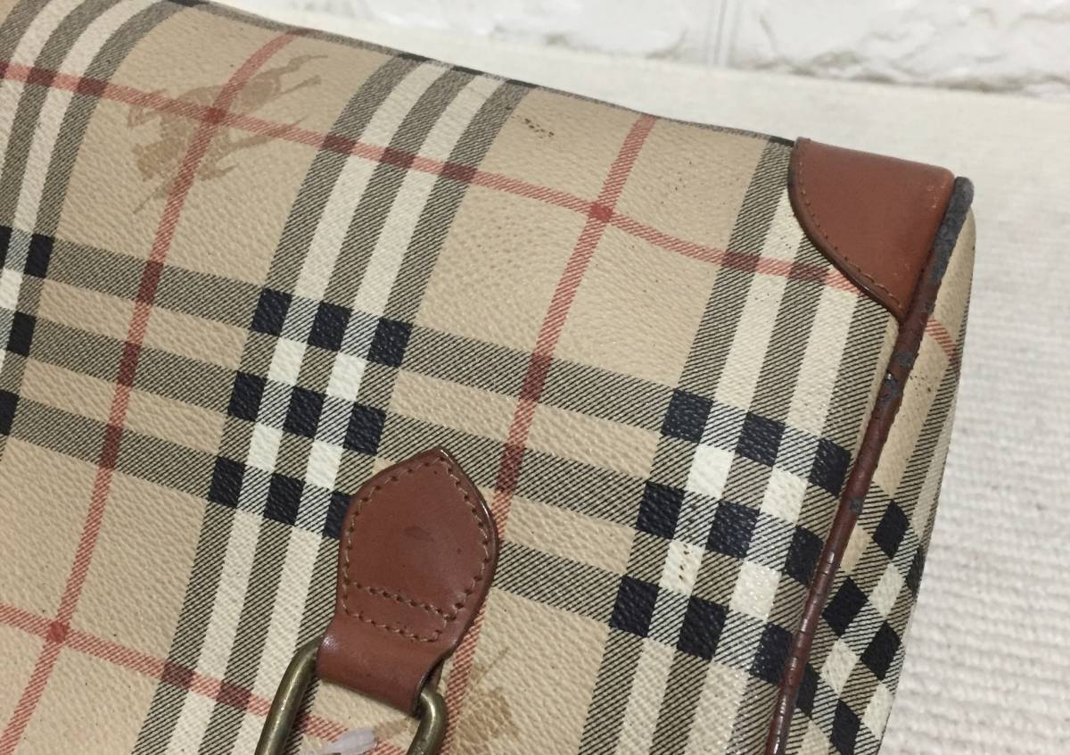 レアBURBERRYバーバリー トートバッグヴィンテージ 希少レア www