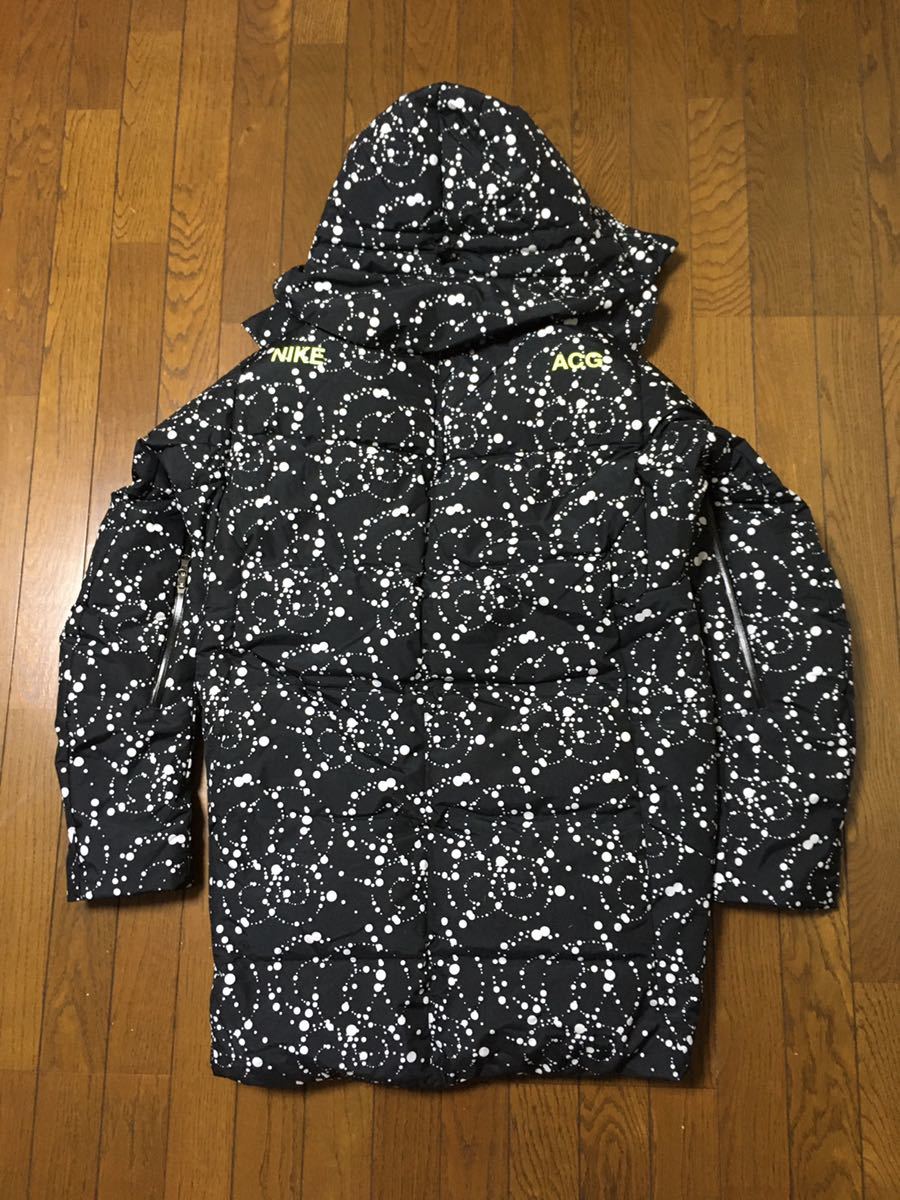 nike lab acronym down fill parka black jacket moncler アクロニウム ナイキラボ ダウン ブラック 黒 ジャケット _画像2