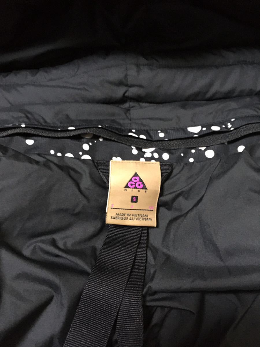nike lab acronym down fill parka black jacket moncler アクロニウム ナイキラボ ダウン ブラック 黒 ジャケット _画像5