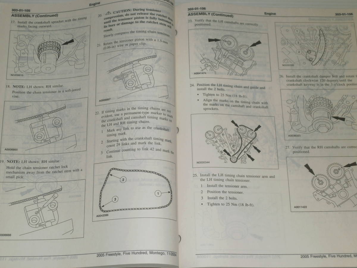 フォード　2005 FREESTYLE FIVE HUNDRED MONTEGO WORKSHOP MANUAL VOLUME2　ファイブ・ハンドレッド/マーキュリー・モンテゴ_画像8