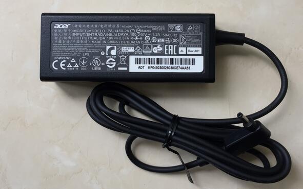 新品◆ acer Aspire One Cloudbook 11 AO1-131-F12N/K ACアダプタ 19V 2.37A 電源ケーブル付属_画像1