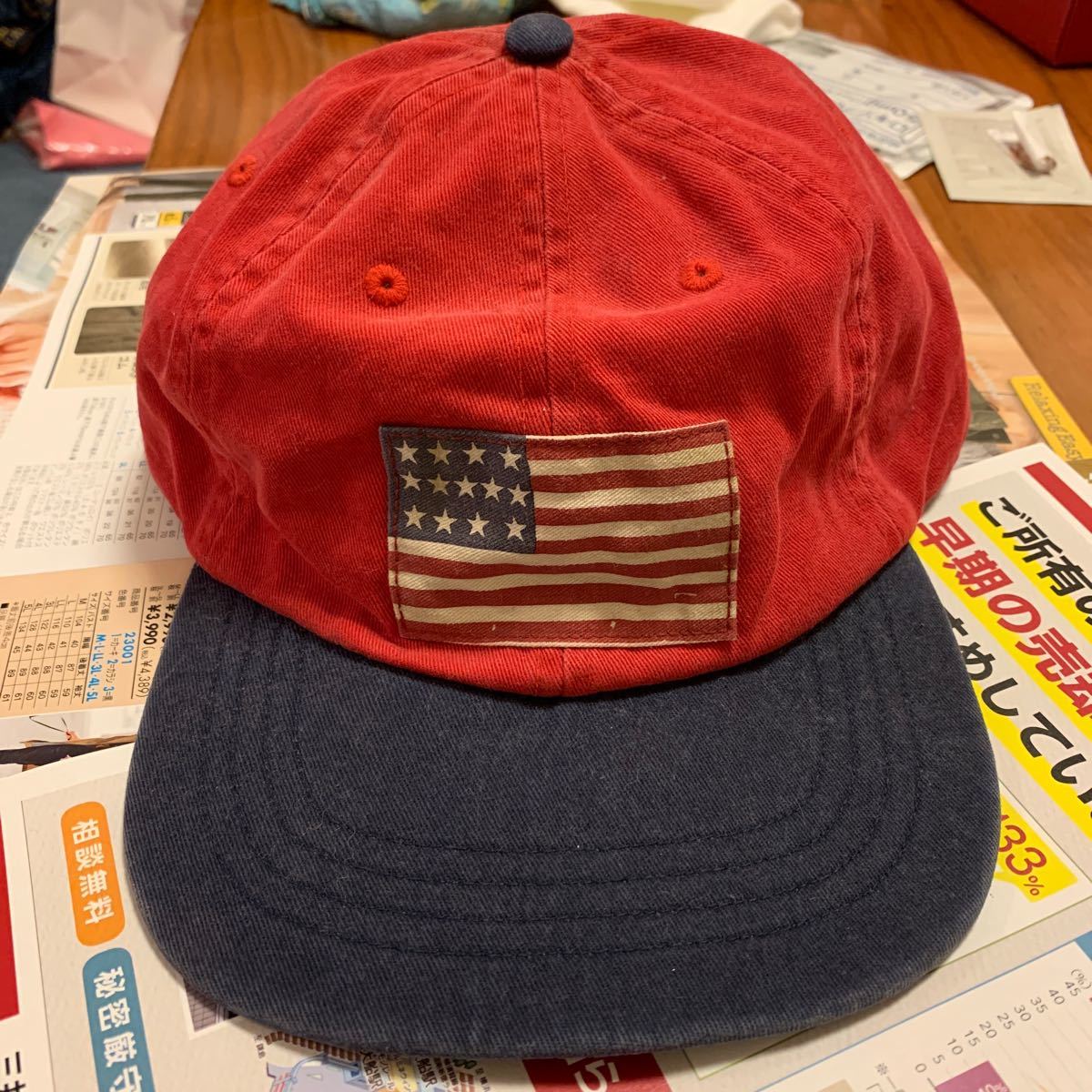 ラルフローレン POLO SPORT ポロ アメリカ フラッグ アメリカ LAUREN USA 星条旗 POLO 国旗 usa RALPH 赤 RRL キャップ ポロラルフローレン ミリタリー デニム ジャケット m-65 古着