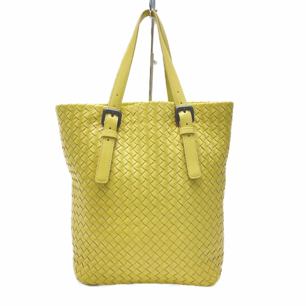 ☆☆ BOTTEGA VENETA ボッテガヴェネタ イントレチャート トートバッグ VN マスタード レザー ミラー付き 目立った傷や汚れなし