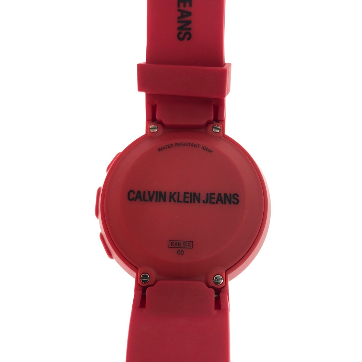 00 Calvin Klein jeans наручные часы мужской teji блокировка KAN51X черный x красный заметная царапина . загрязнения нет 